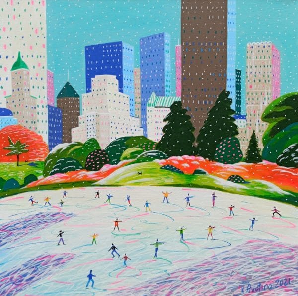 Katrina Avotina Painting - "A City Like No Other"