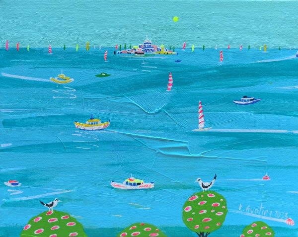 Katrina Avotina Painting - "Holy Island"